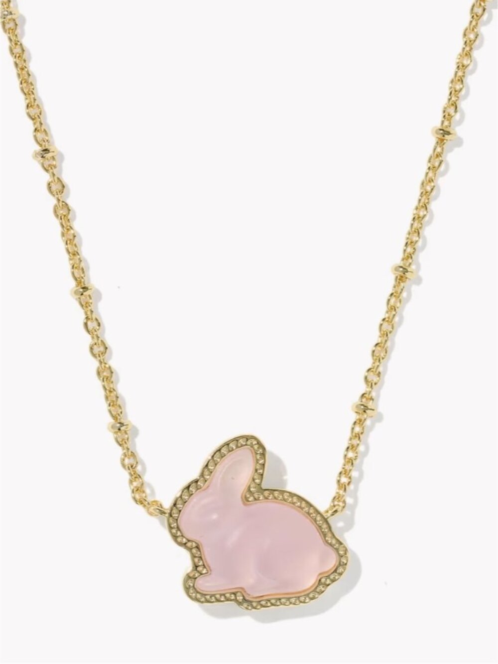 Kendra Scott Gold Bunny Pendant Necklace